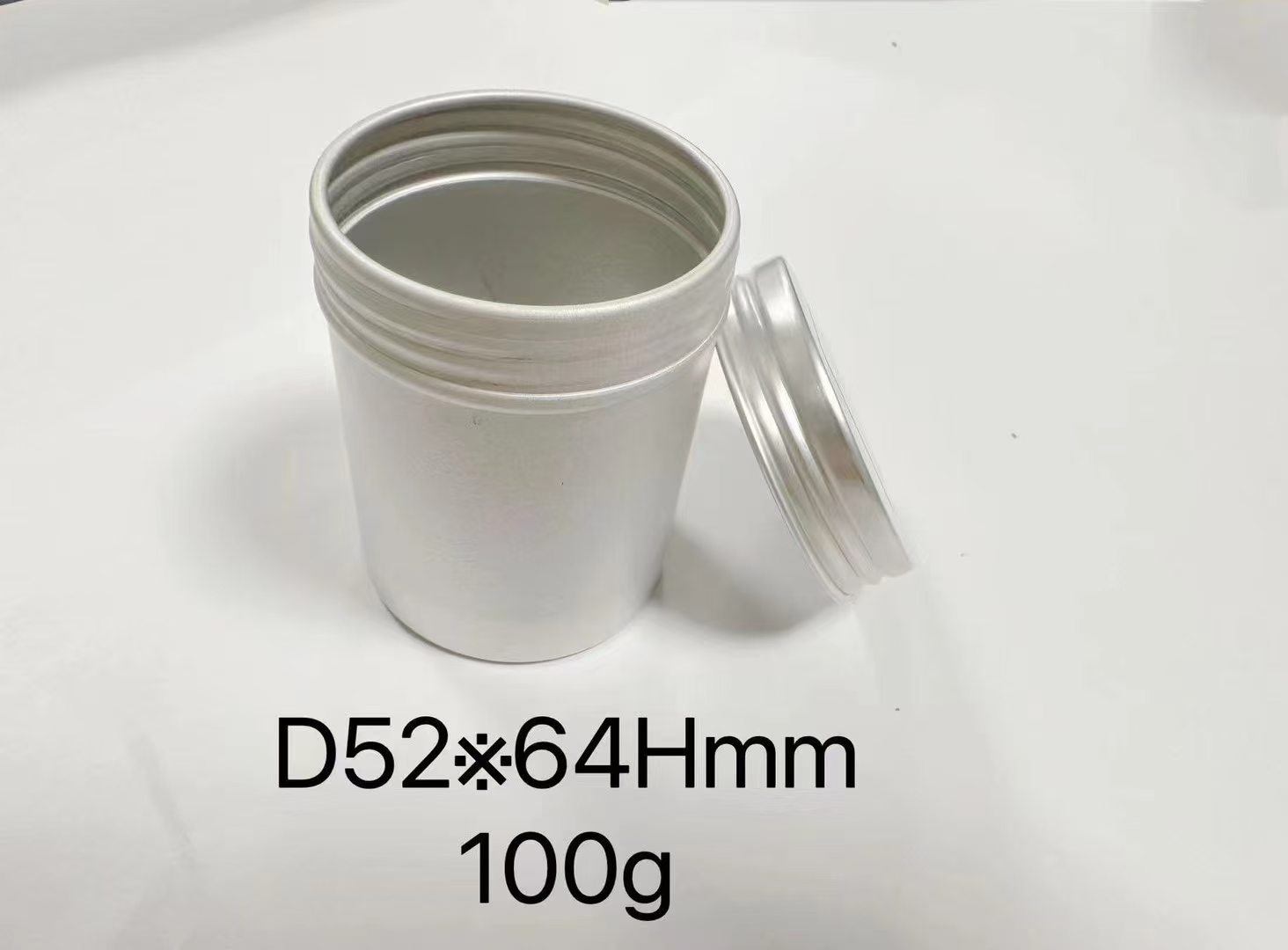 cylindrical aluminum box